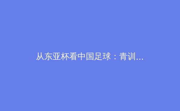 从东亚杯看中国足球：青训断层与归化迷思下的战略困局 - 2