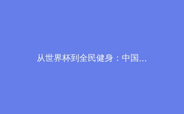 从世界杯到全民健身：中国体育产业的数字化转型与未来挑战 - 2